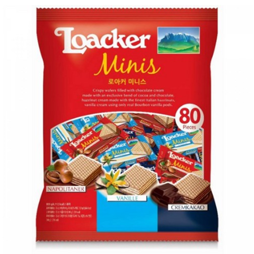 ♠로아커 미니스 웨하스 80입(대용량)