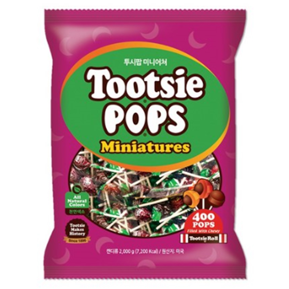 ♠투시팝 미니어쳐 캔디 400입 2,000g(대용량)