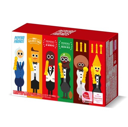 (빼빼로Day한정) 롯데 샘플러 빼빼로 기획팩 252g