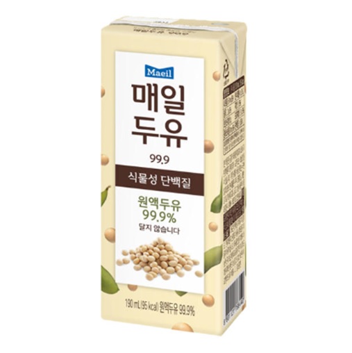 매일 두유 99.9 190ml x 24팩 (설탕무첨가)