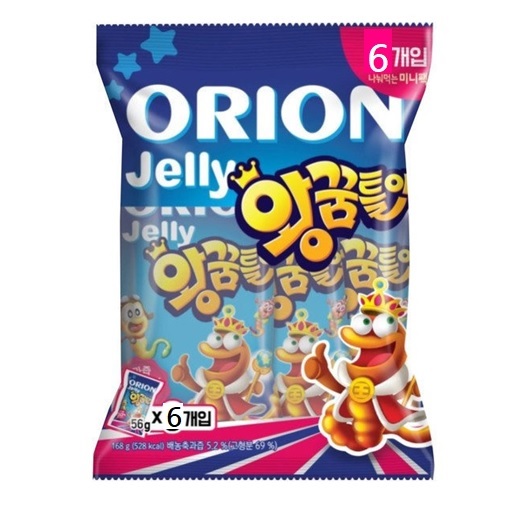 오리온 왕꿈틀이 42.5g x 6봉입