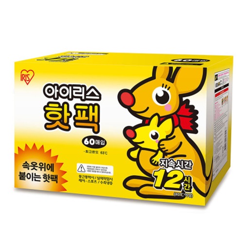 ◈ 아이리스 핫팩 부착용 40g x 60개입