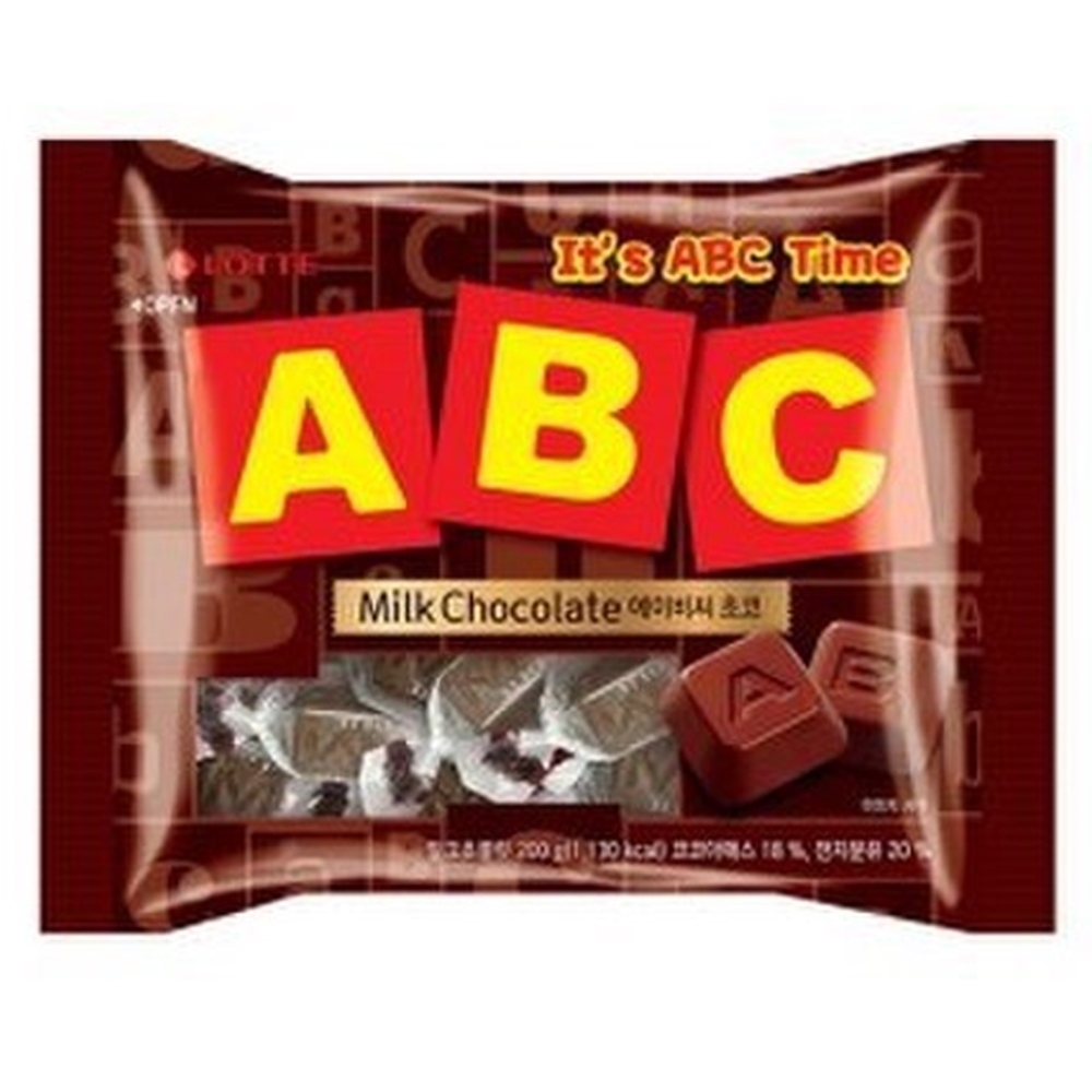 8000 롯데 ABC초콜렛 187g 
