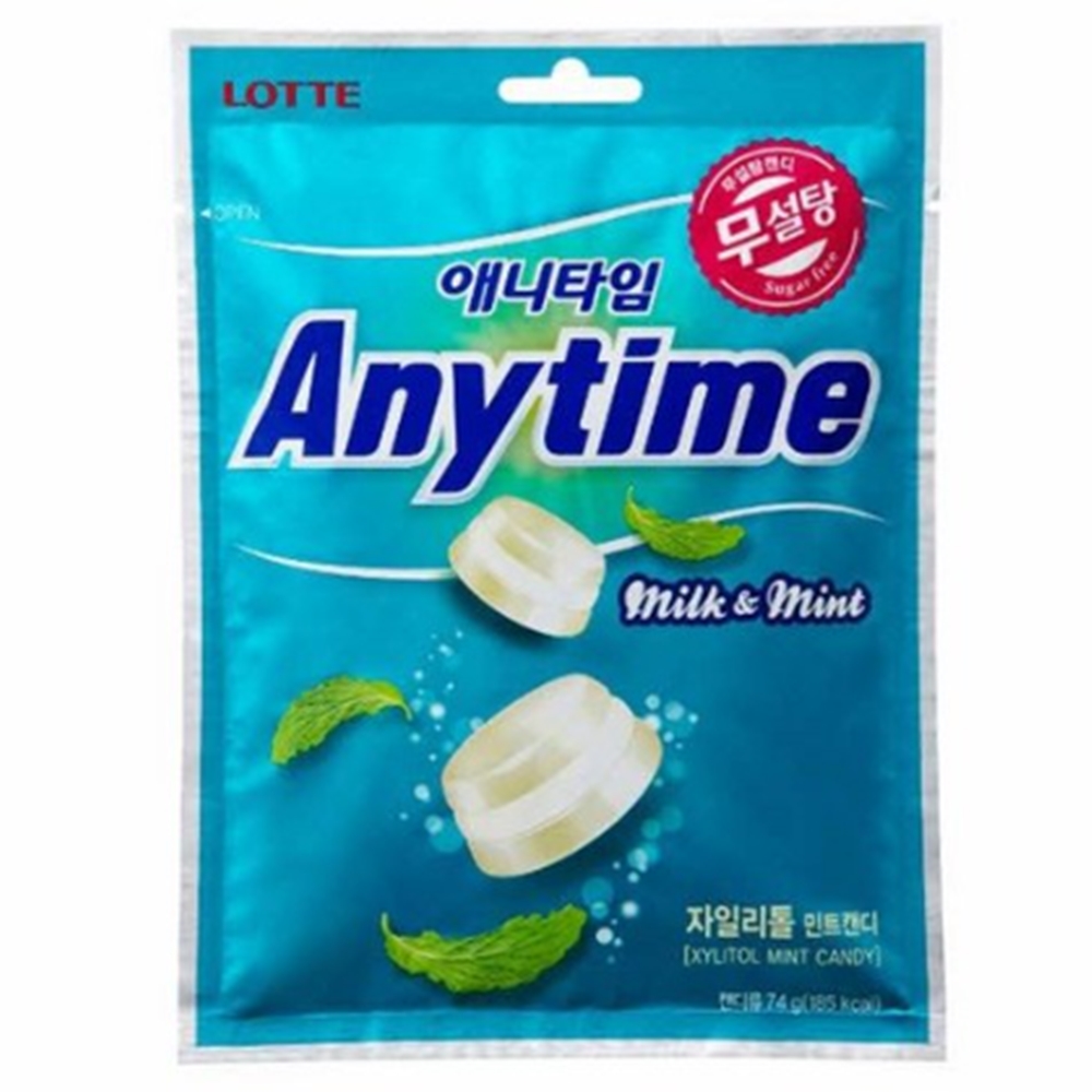 5000 롯데 애니타임 밀크민트 185g(大)