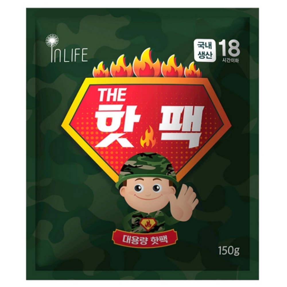 [특대용량] 인라이프 솔저 프렌즈 핫팩 150g x 40팩