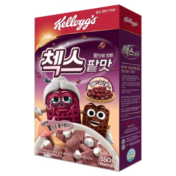 켈로그 첵스 팥맛 시리얼 350g