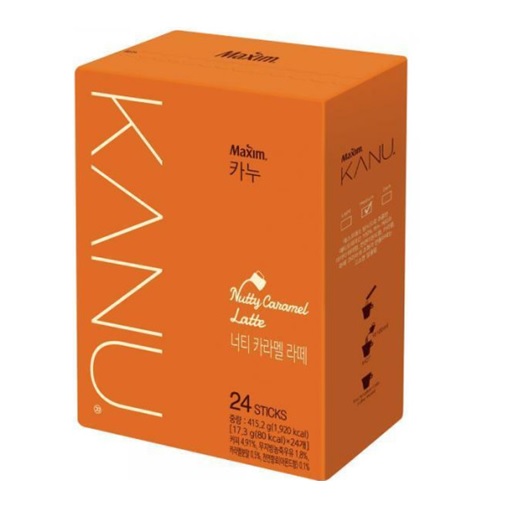 맥심 카누 너티 카라멜 라떼 24T