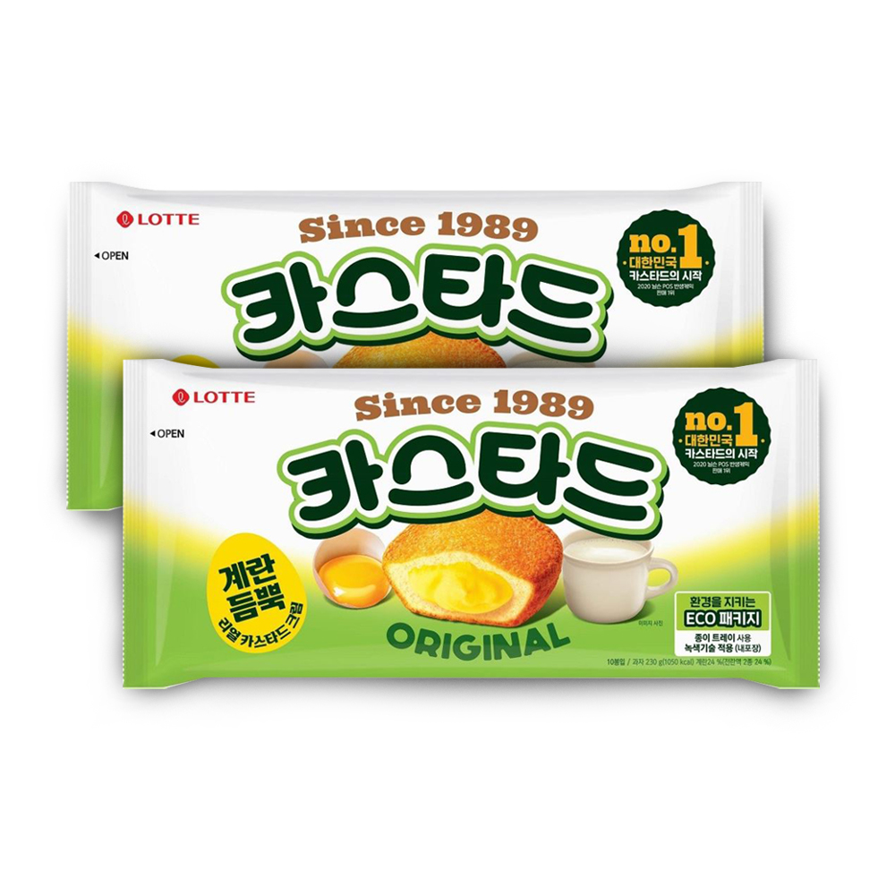 12000 롯데 카스타드 오리지널 2번들