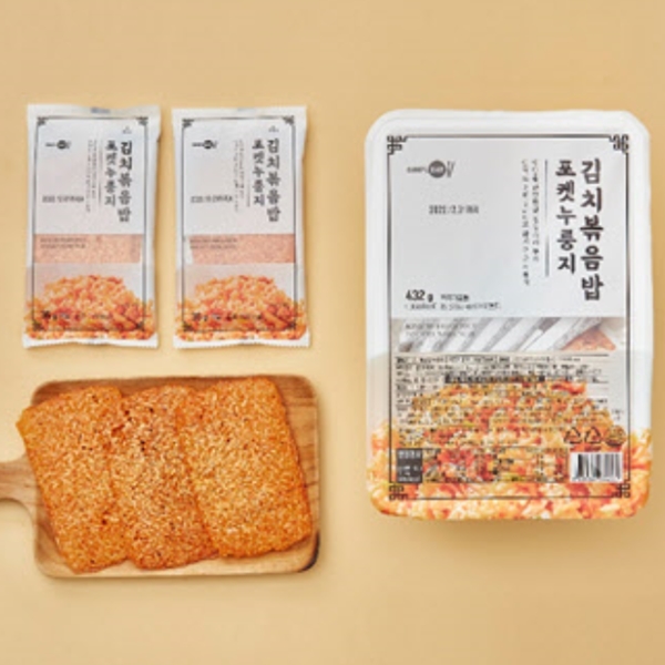 심플잇 김치볶음밥 포켓누룽지 432g