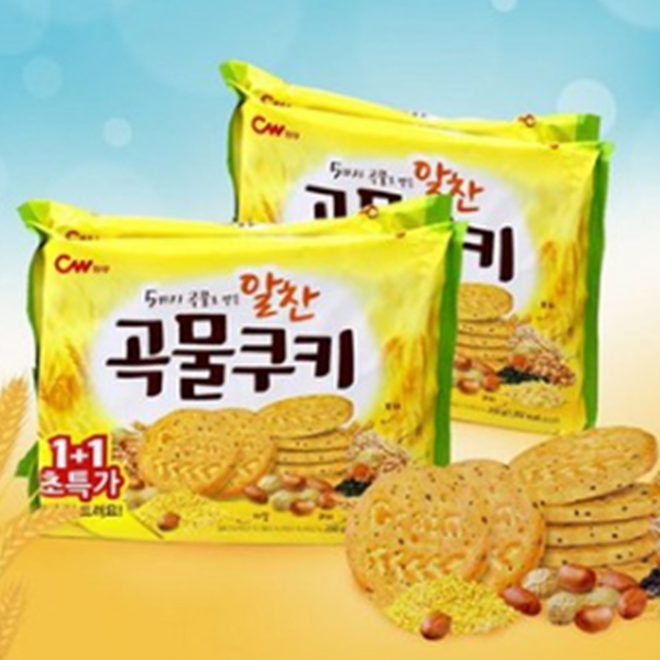 청우 알찬 곡물쿠키 200g x 2개(초특가1+1)