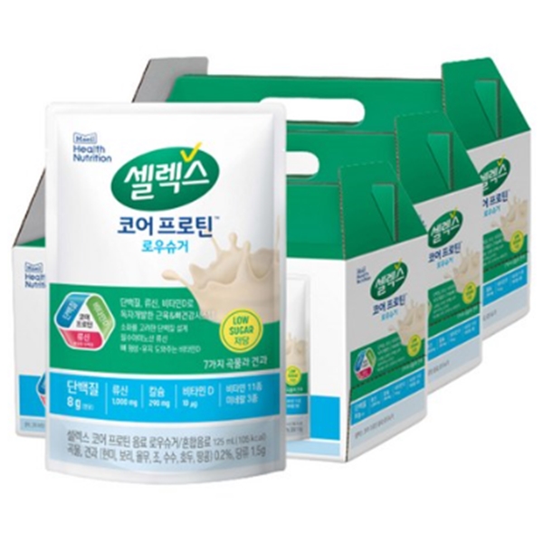 셀렉스 코어프로틴 음료 로우슈거 선물세트 14팩 x 3박스
