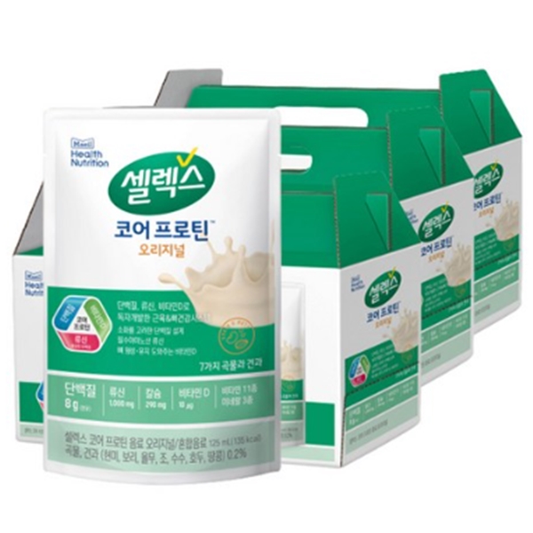 셀렉스 코어프로틴 음료 오리지널 선물세트 14팩 x 3박스