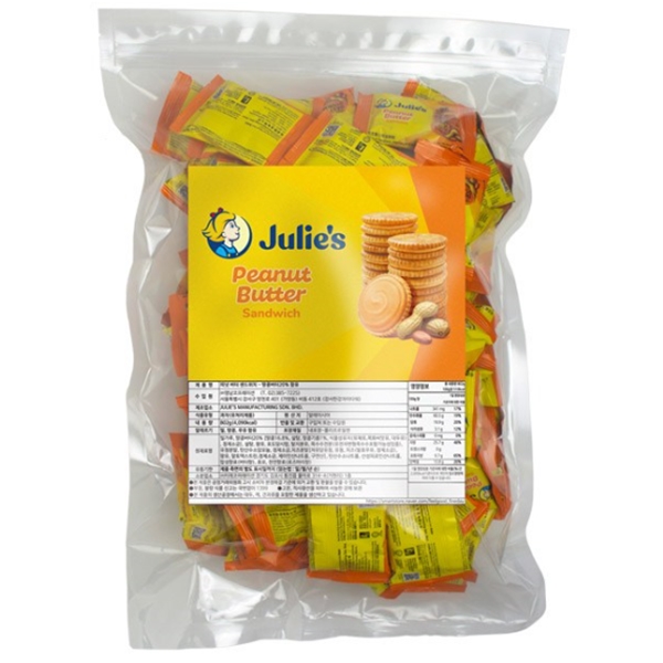 줄리스 피넛버터 샌드위치 벌크 802g