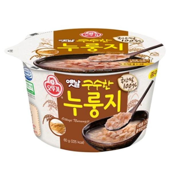 오뚜기 옛날 구수한 끓여먹는 누룽지 컵