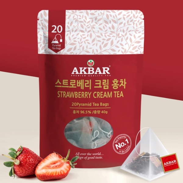 아크바 스트로베리 크림홍자 피라미드티백 20T 