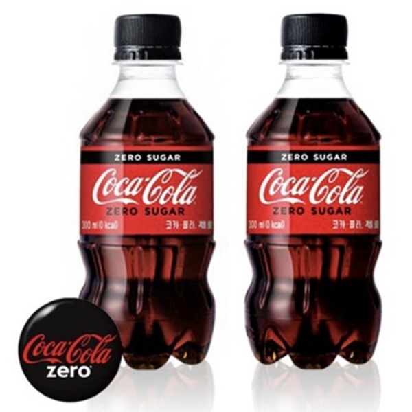 [박스]코카콜라 제로 슈거 미니 300ml x 24PET