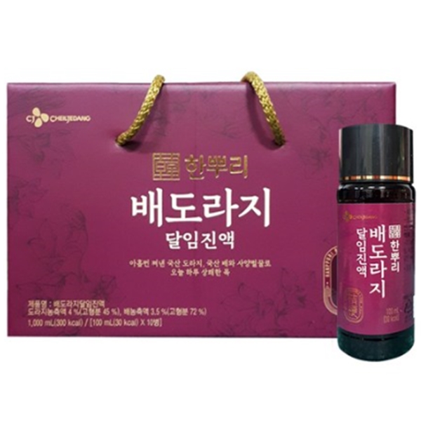 CJ 한뿌리 배도라지 달임진액 10병