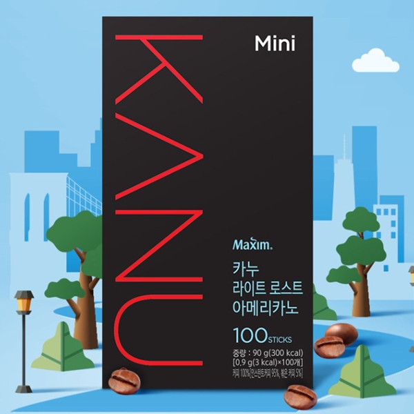 카누 미니 라이트 로스트 아메리카노 100T+사음품(랜덤발송)