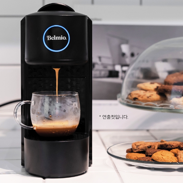 벨미오 캡슐커피 머신 줄리아 블랙컬러 + 사은품(120캡슐)
