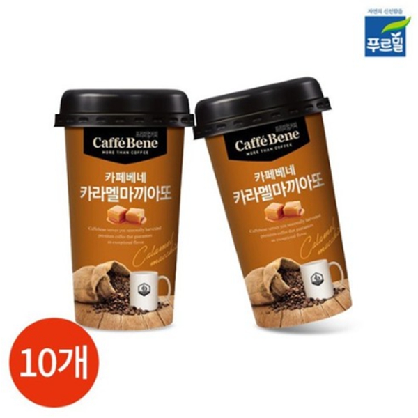 카페베네 카라멜마키아또 200ml x 10개입