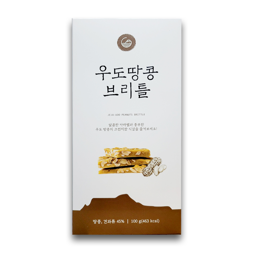 제주 우도 땅콩브리틀 달고나 100g
