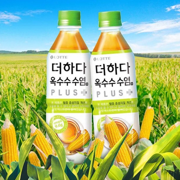 롯데칠성 더하다 옥수수수염차 PLUS 500ml x 6페트