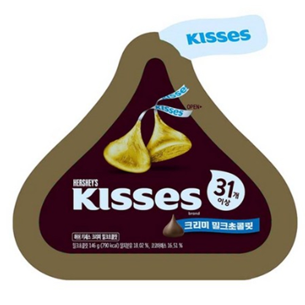 6300 롯데 허쉬 키세스 아이코닉 크리미 밀크초콜릿 146g