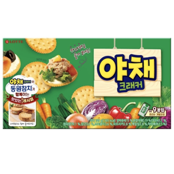 5000 롯데 야채크래커 249g