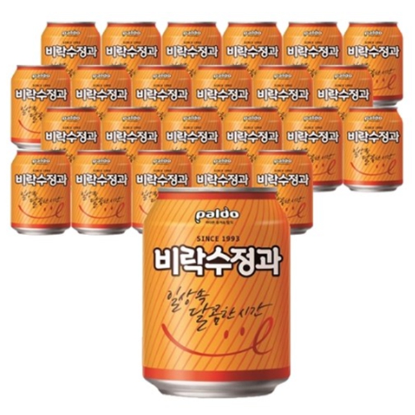 [박스]팔도 비락 수정과 238ml x 24캔