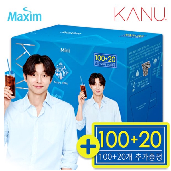 맥심 카누 아이스블랜드 아메리카노 미니 mini 100T+20T증정