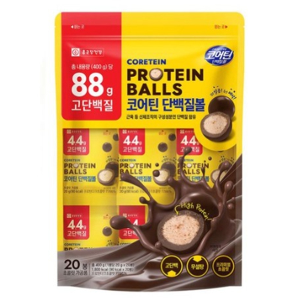 종근당건강 코어틴 단백질볼 20봉