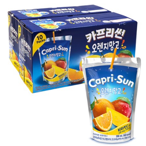 농심 카프리썬 오렌지망고맛 200ml x 20팩(大)