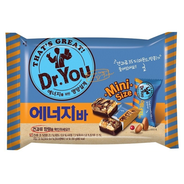 오리온 닥터유 에너지바 미니 200g(봉투형)