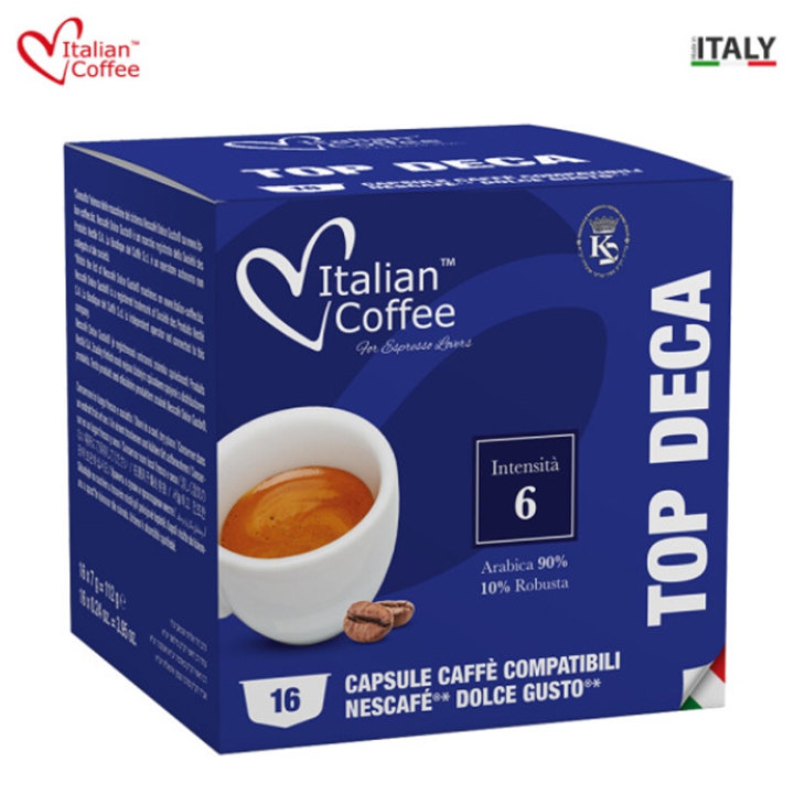 TOP DECA 돌체구스토전용 이탈리안 디카페인 커피 16캡슐
