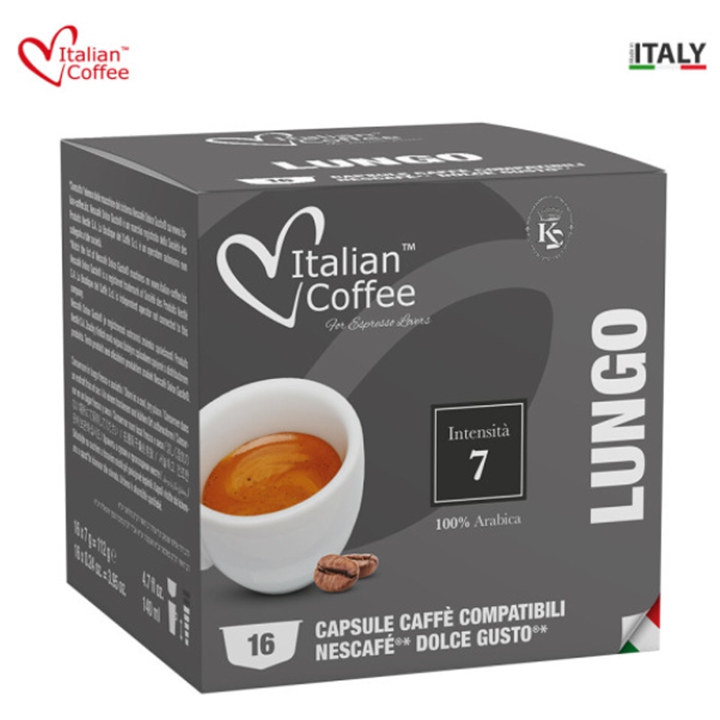 LUNGO 돌체구스토전용 이탈리안 룽고 커피 16캡슐