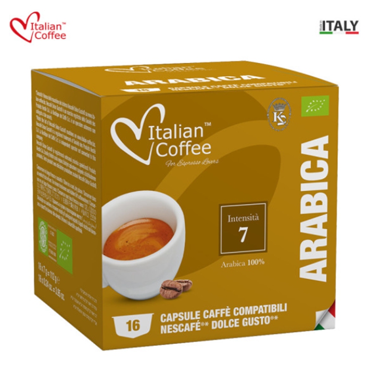 ARABICA 돌체구스토전용 이탈리안 유기농 아라비카 커피 16캡슐