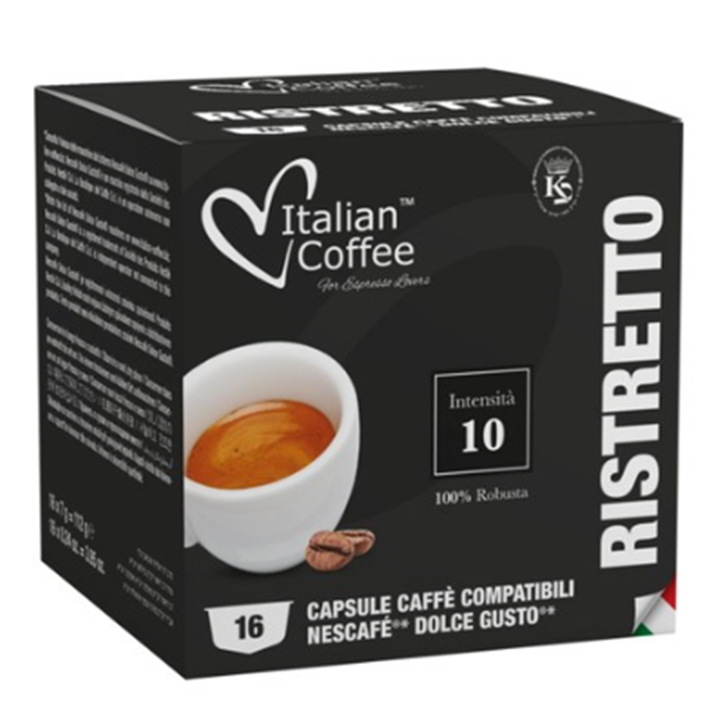 RISTRETTO 돌체구스토전용 이탈리안 리스트레토 커피 16캡슐