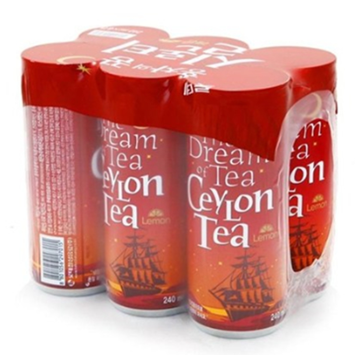 롯데칠성 홍차의꿈 실론티 240ml X 6캔