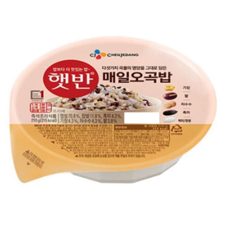 CJ 햇반 매일 오곡밥(210g)