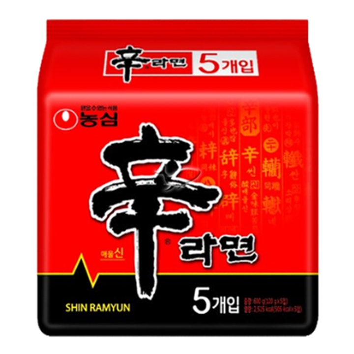 농심 신라면 봉지 120g x 5입