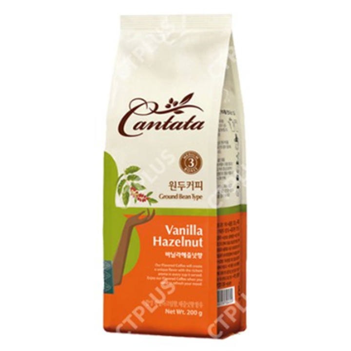 (할인/유통기한 25.01.16) 칸타타 바닐라 헤이즐넛(200g)분쇄 