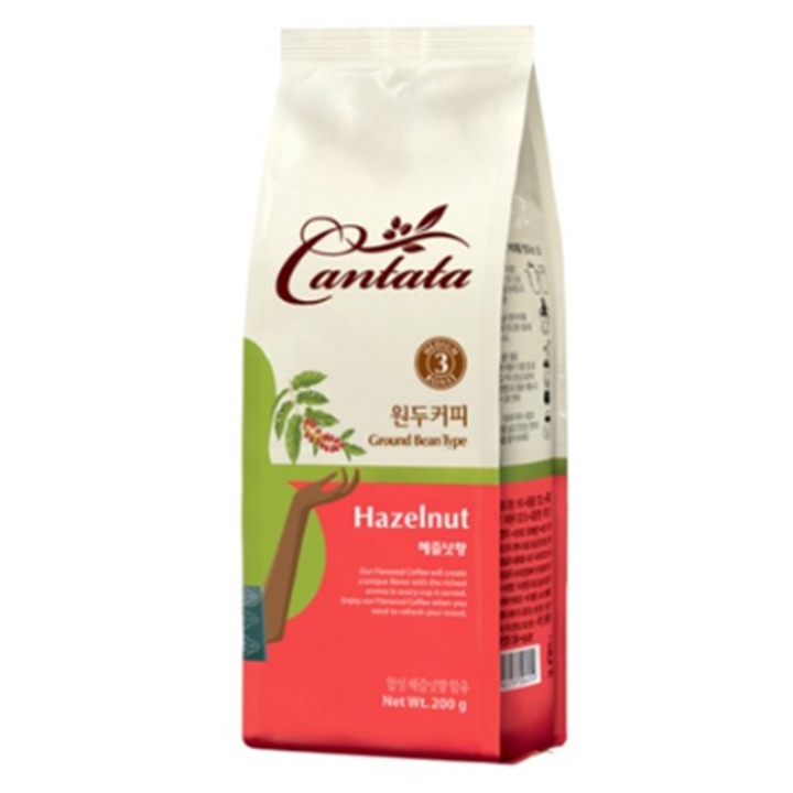 롯데 헤이즐넛향 원두커피 200g