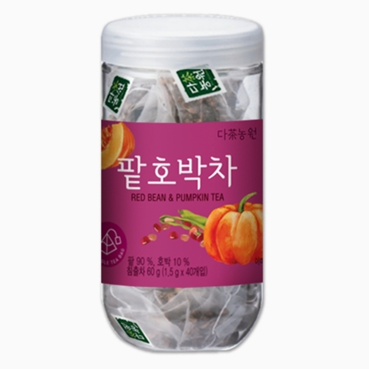 다농원 팥호박차 40T (통, 피라미드 삼각티백)