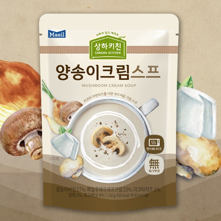 매일유업 상하키친 양송이 크림스프 150g x 3개