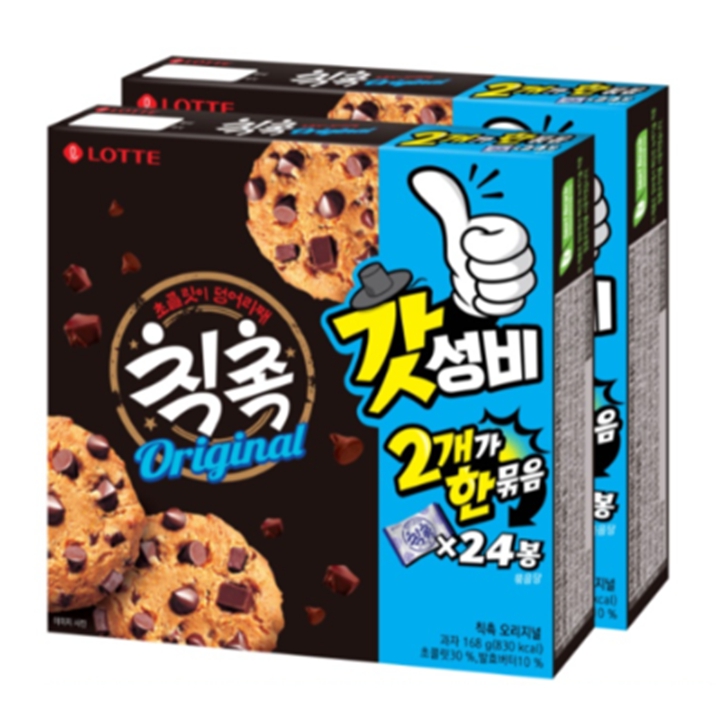 9600 롯데 칙촉 168g x 2번들 24봉