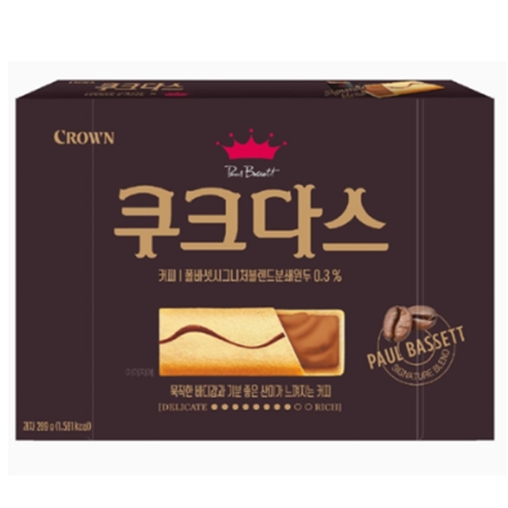 (신상품)크라운 쿠크다스 커피 폴바셋 289g