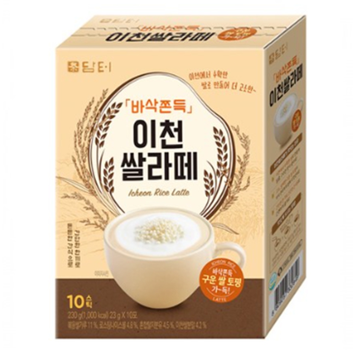 담터 바삭쫀득 이천쌀라떼 10T