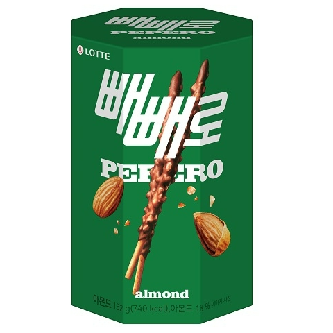 (대용량) 롯데 아몬드 빼빼로 132g