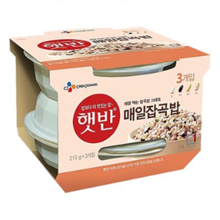 햇반 매일 잡곡밥 210g x 4개