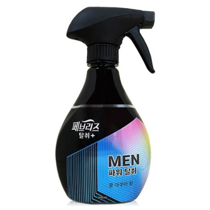 페브리즈 섬유탈취제 MEN 파워탈취 쿨아쿠아향 370ml